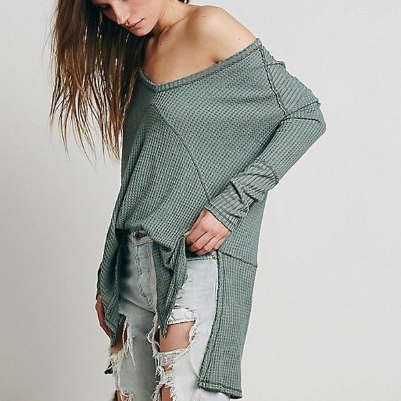 Free People Tops - 🚨SALE🚨FREE PEOPLE Sunset Park Thermal Tunic Top